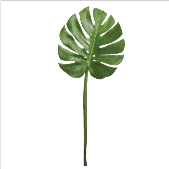 Monstera Leaf Spray Green 38"