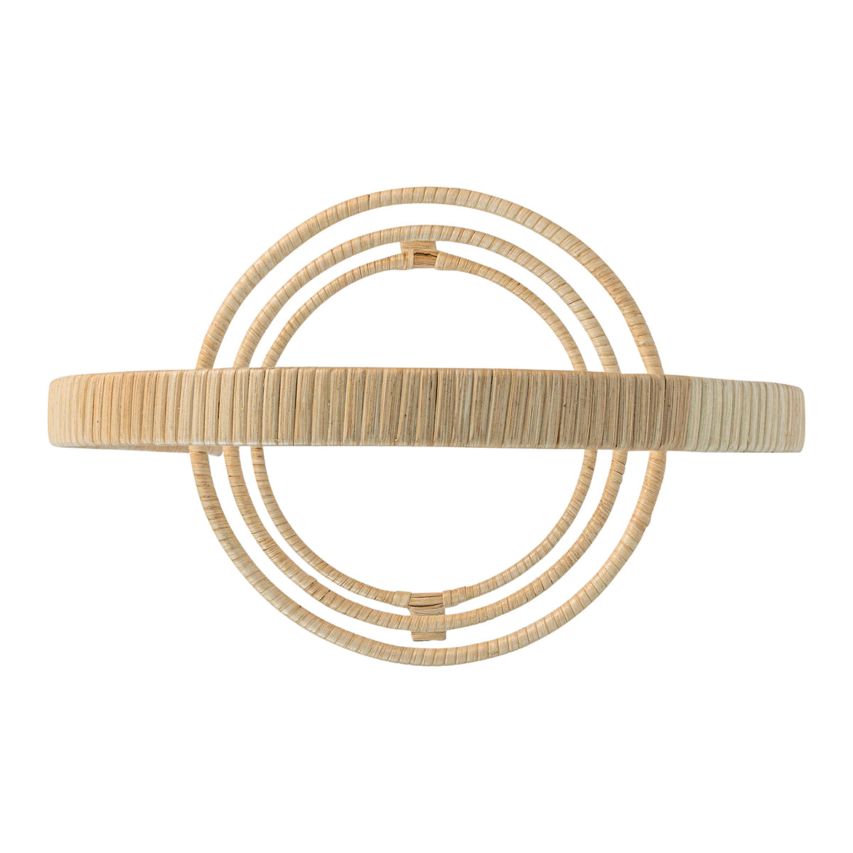 Provence Rattan Three Tiered Plate Server - Whitewash