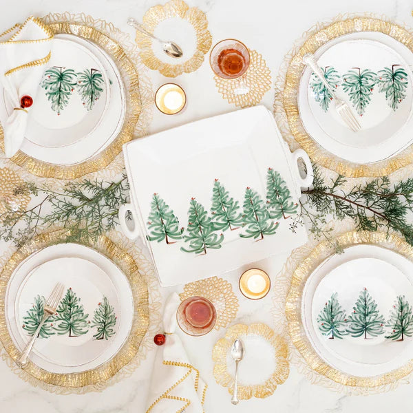 Rufolo Glass Gold Service Plate/Charger