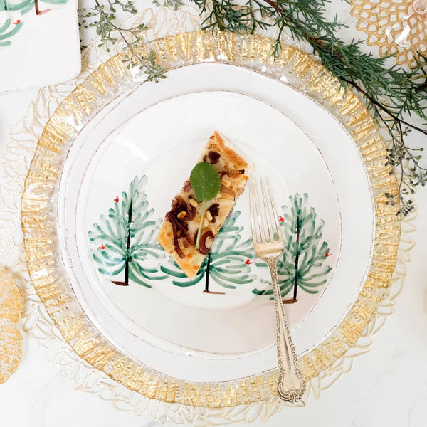 Rufolo Glass Gold Service Plate/Charger