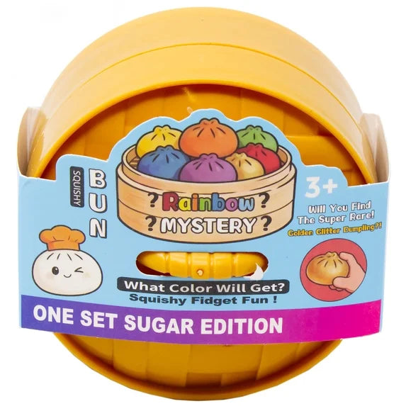Rainbow Mystery Bun Squishy
