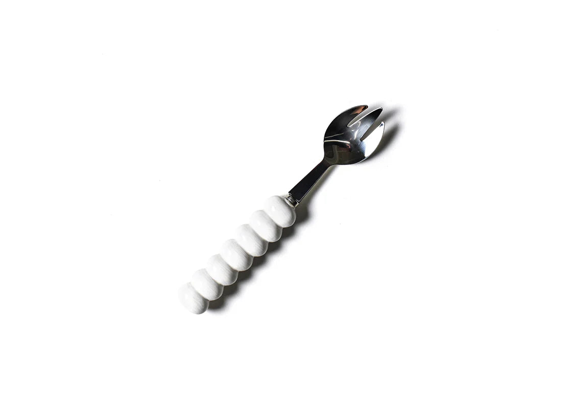 SIGNATURE WHITE KNOB SERVING FORK