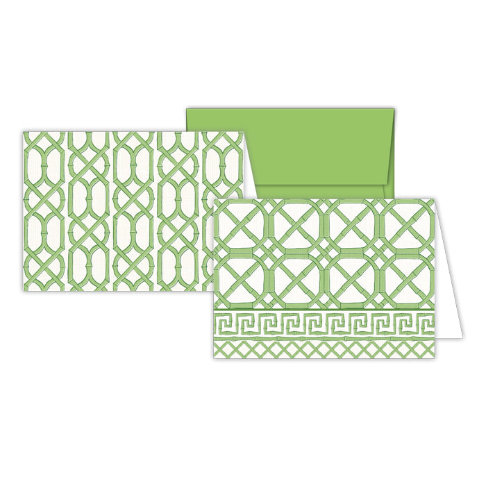 Green Cane Petite Notecards