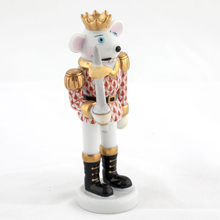 MOUSE KING NUTCRACKER - RUST
