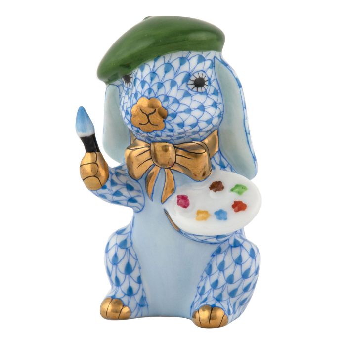 PAINTER BUNNY - BLUE