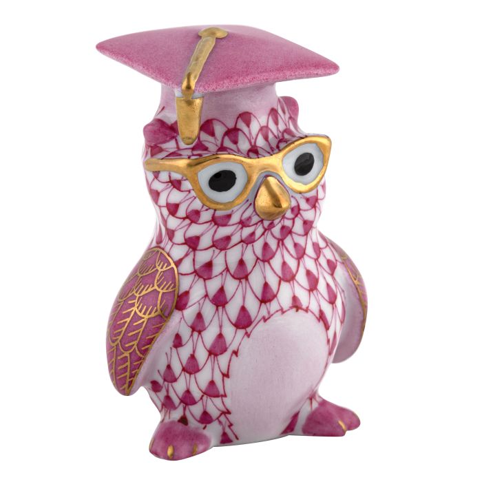 Graduation Owl - Raspberry