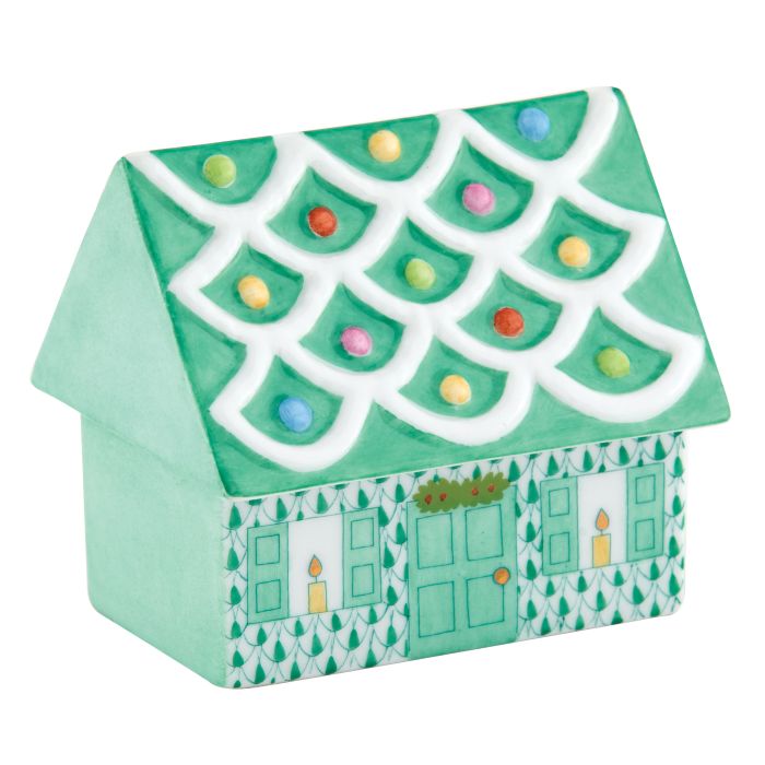 Cozy Gingerbread House - Green