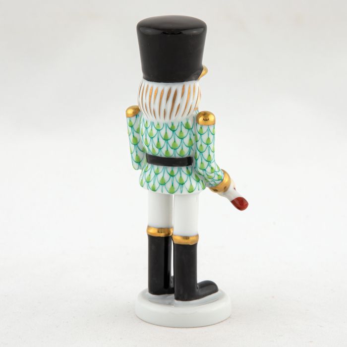 SMALL NUTCRACKER WITH CANDY CANE - KEY LIME