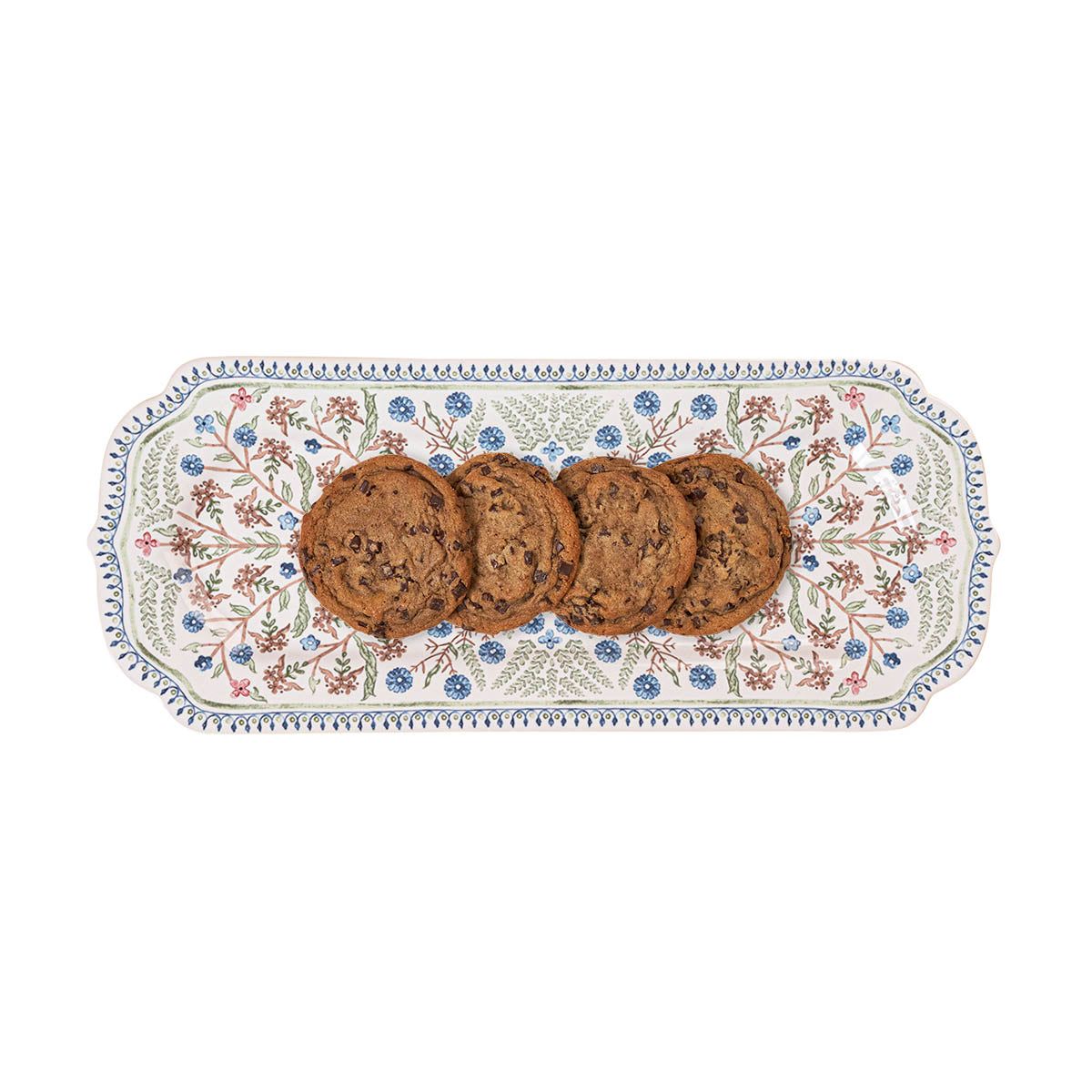 Villa Seville 15" Hostess Tray - Chambray