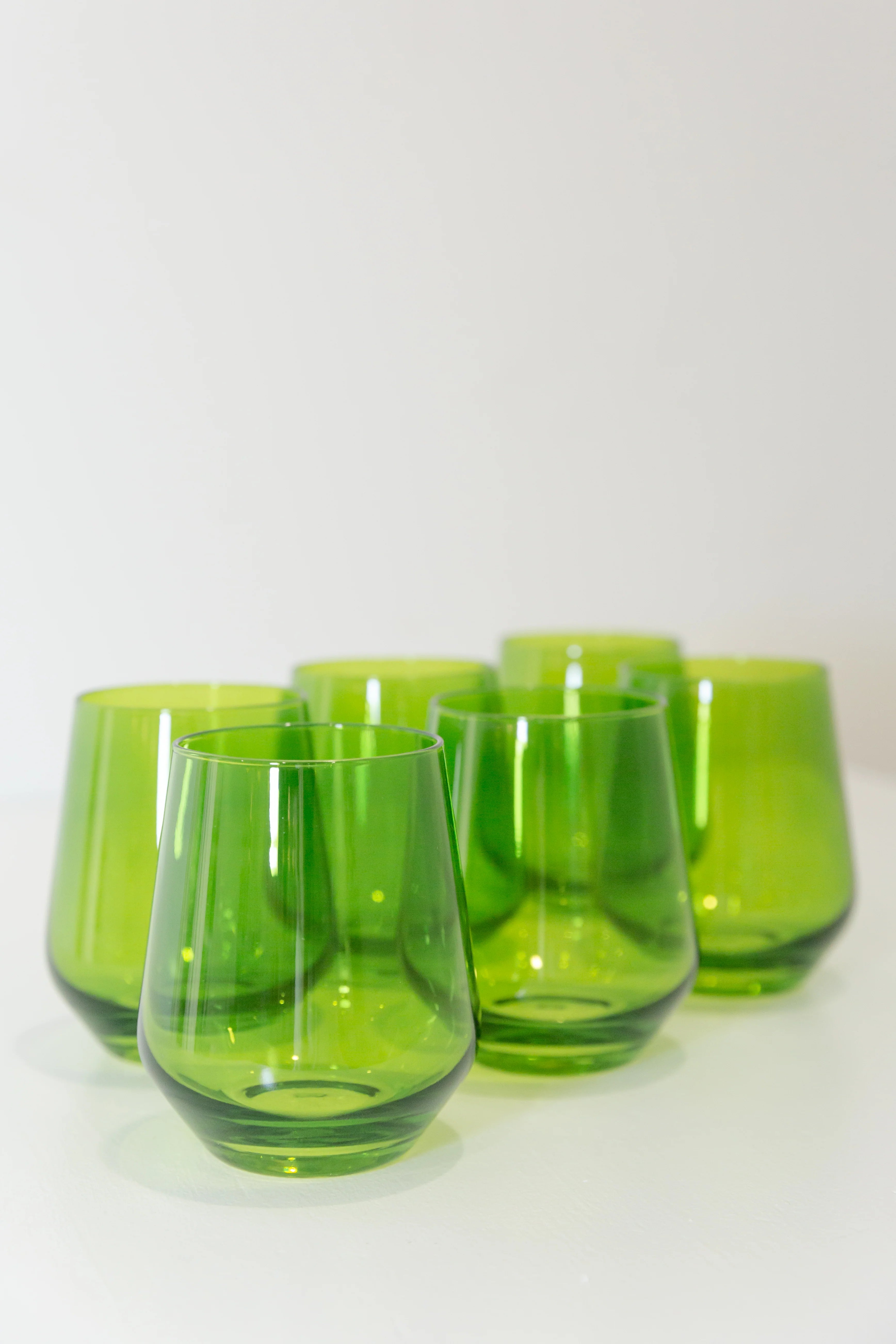 Estelle Stemless Wine - Bundle - Forest Green