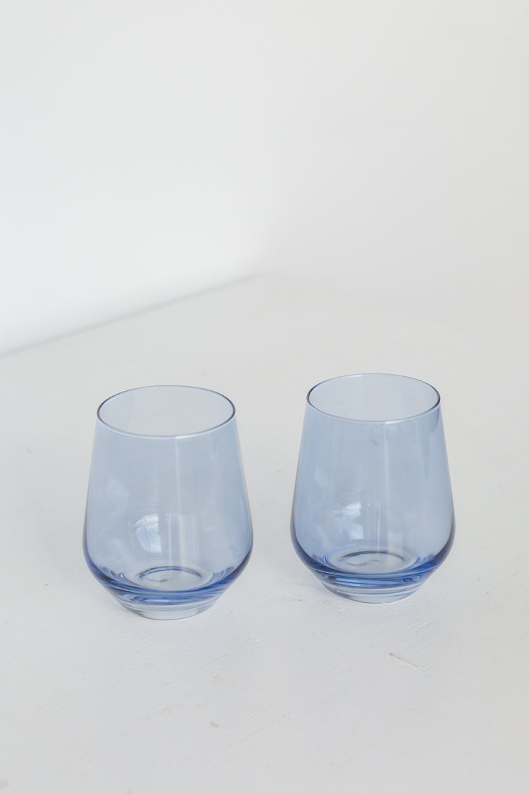 Estelle Colored Wine Stemless {Cobalt Blue}_Bundle