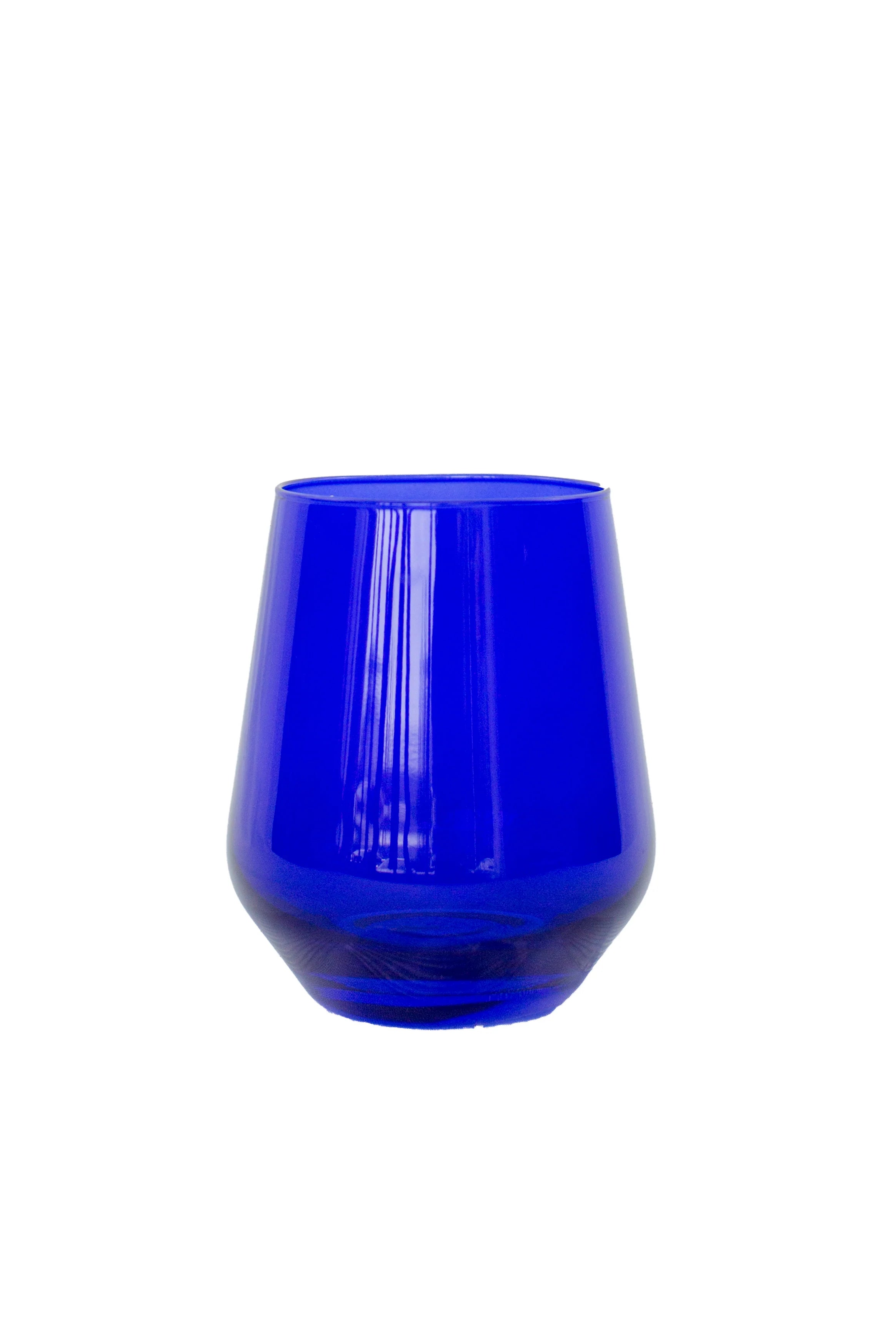 Estelle Stemless Wine - Single - Royal Blue