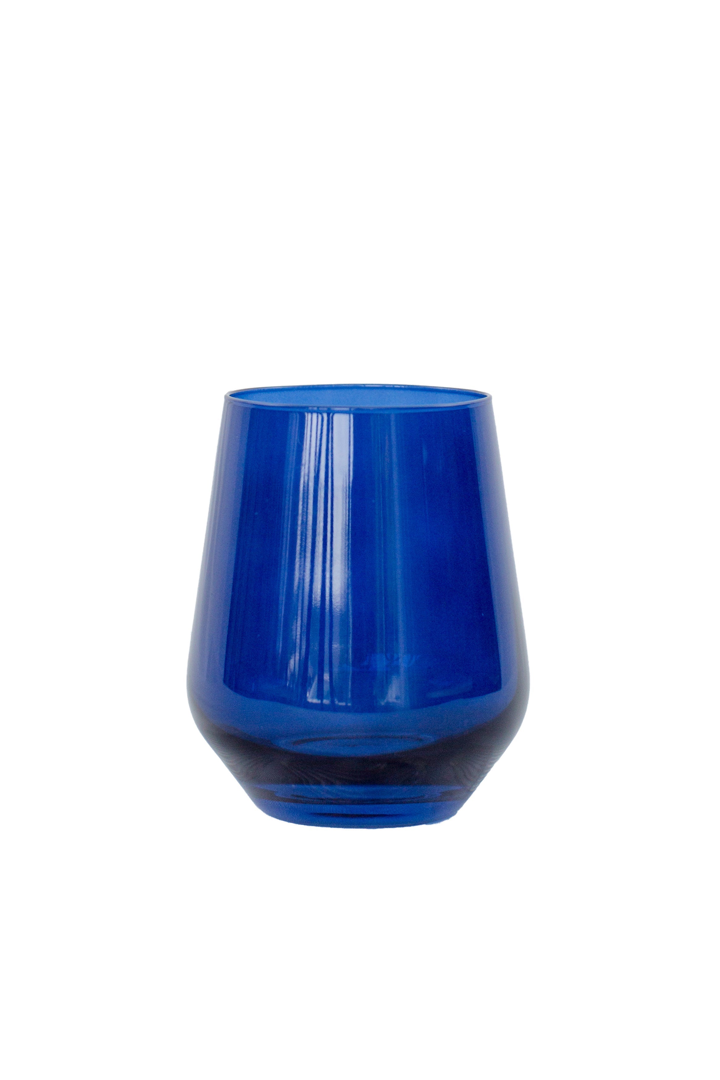Estelle Colored Wine Stemless {Midnight Blue}_Bundle