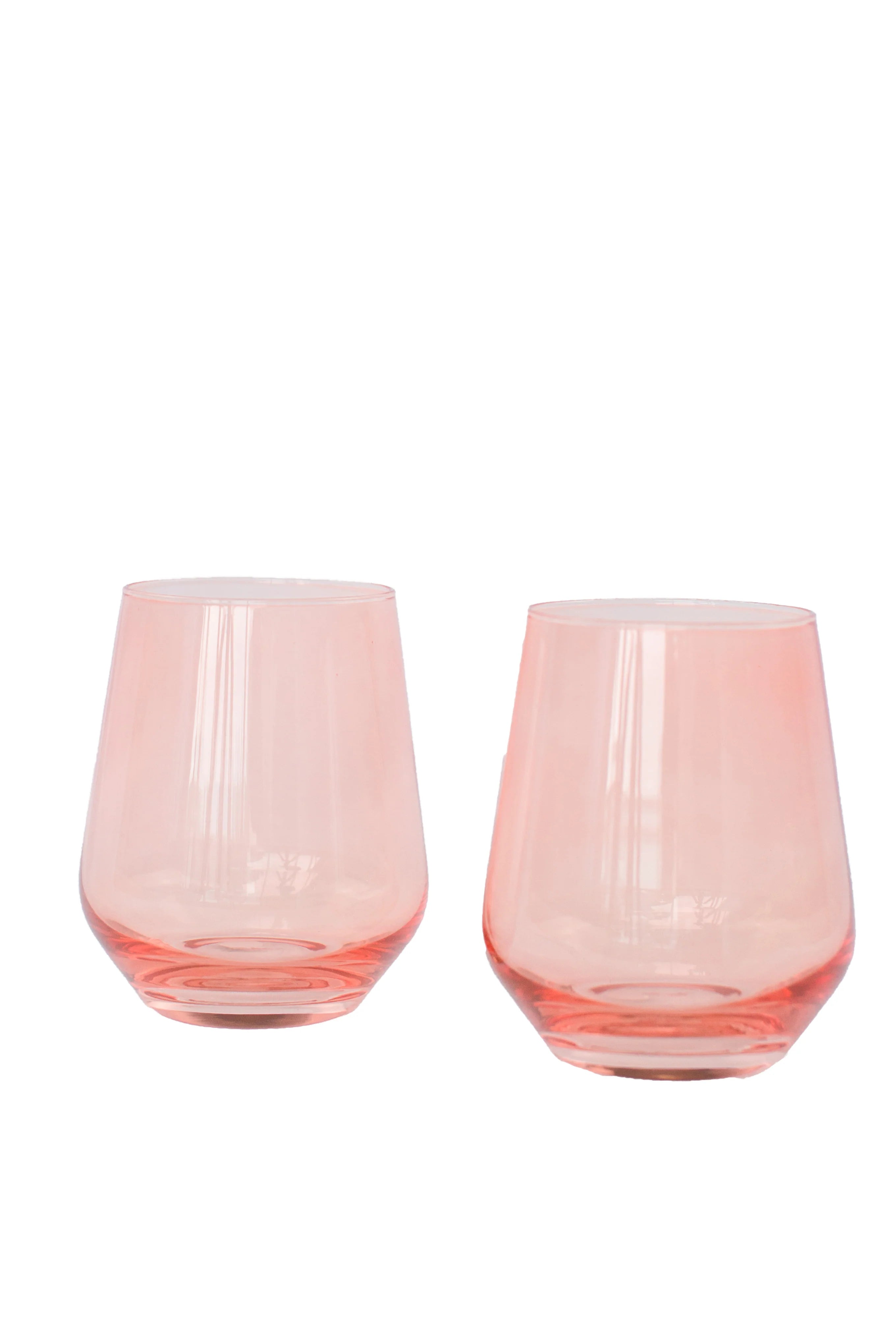 Estelle Stemless Wine - Bundle - Coral Peach Pink