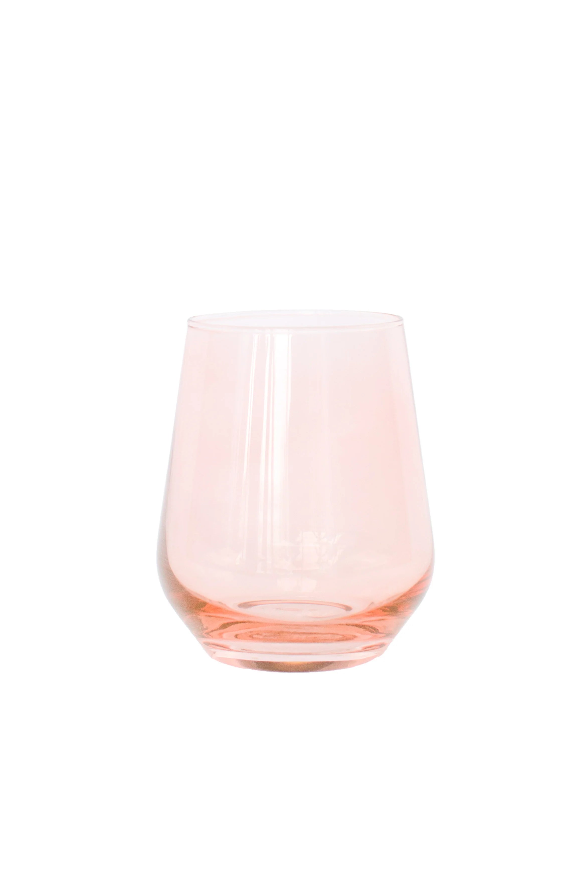 Estelle Stemless Wine - Single - Blush Pink