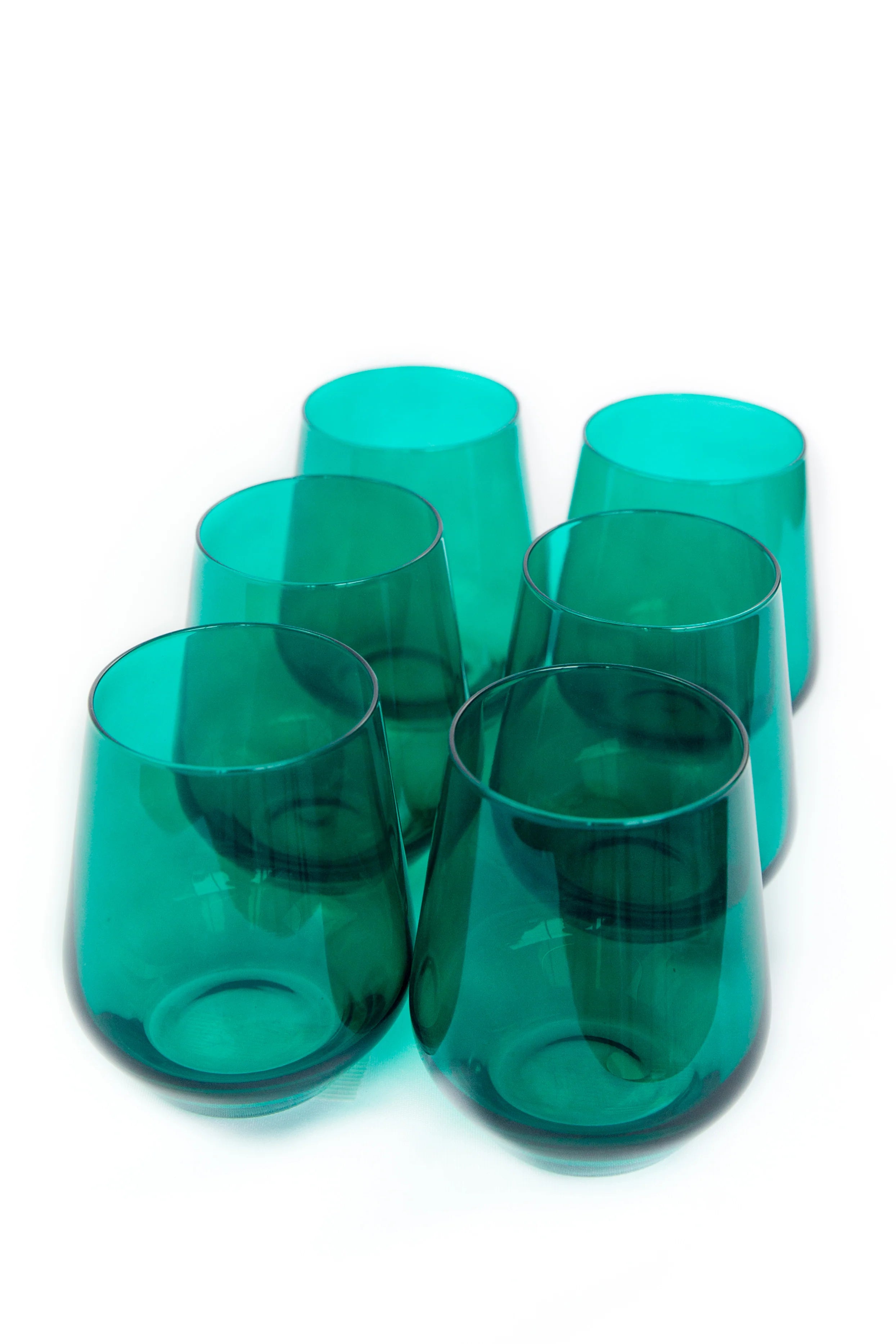 Estelle Stemless Wine - Bundle - Emerald Green