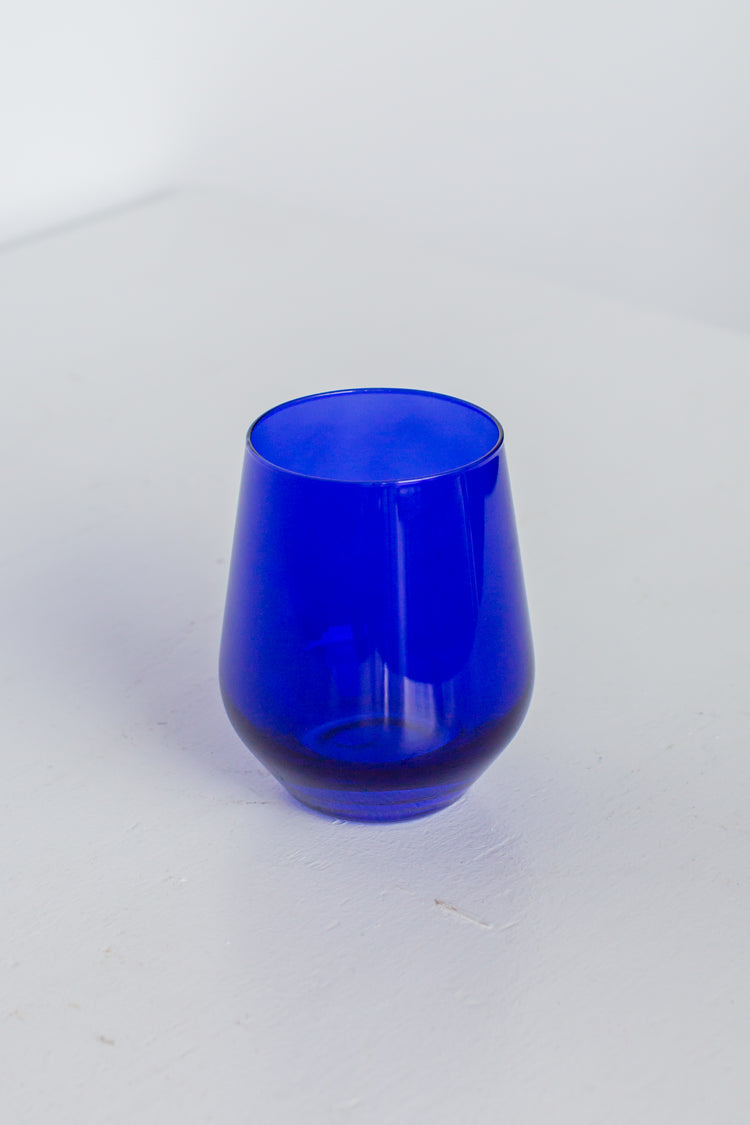 Estelle Colored Wine Stemless {Royal Blue}_Bundle
