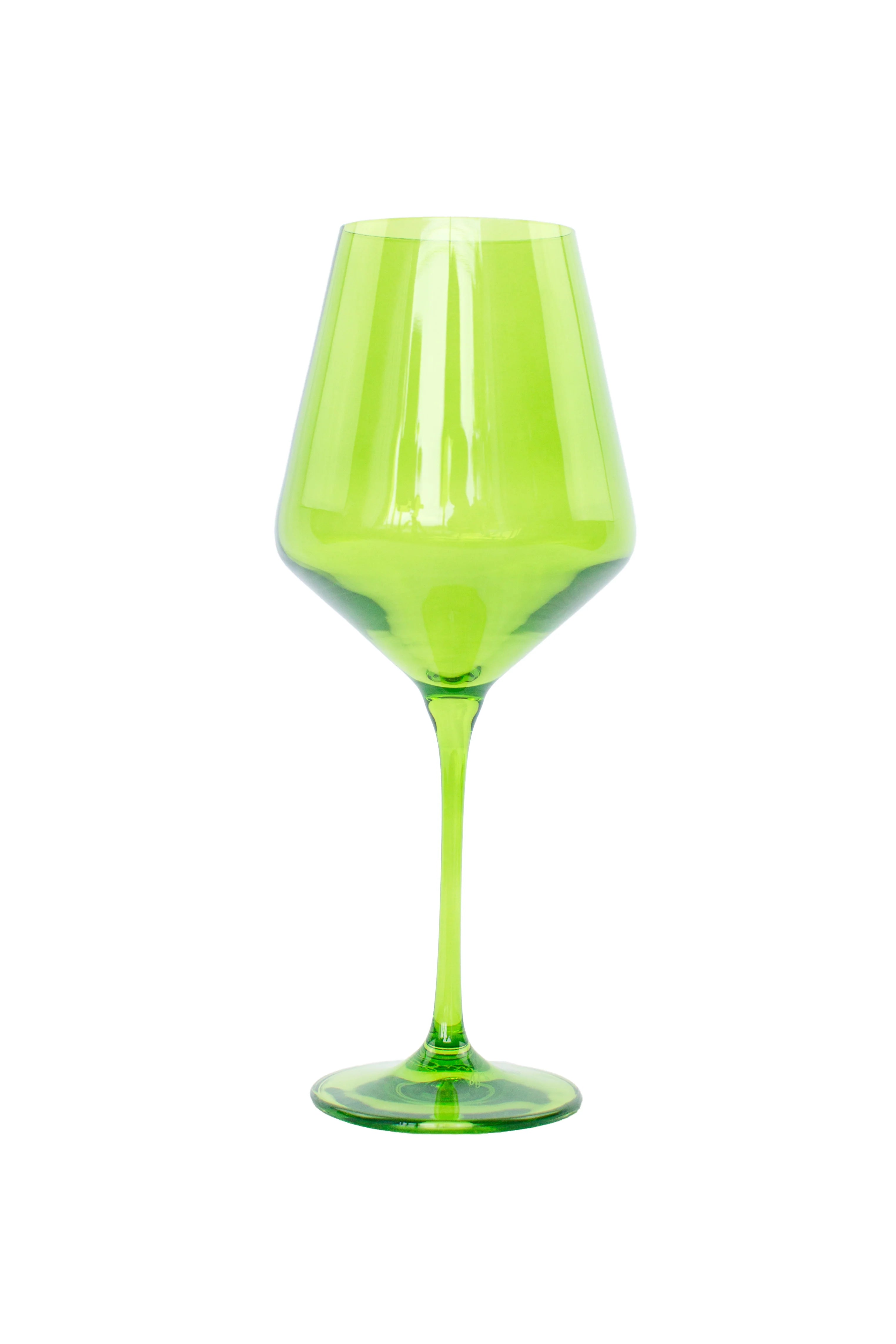Estelle Wine Stemware - Single - Forest Green