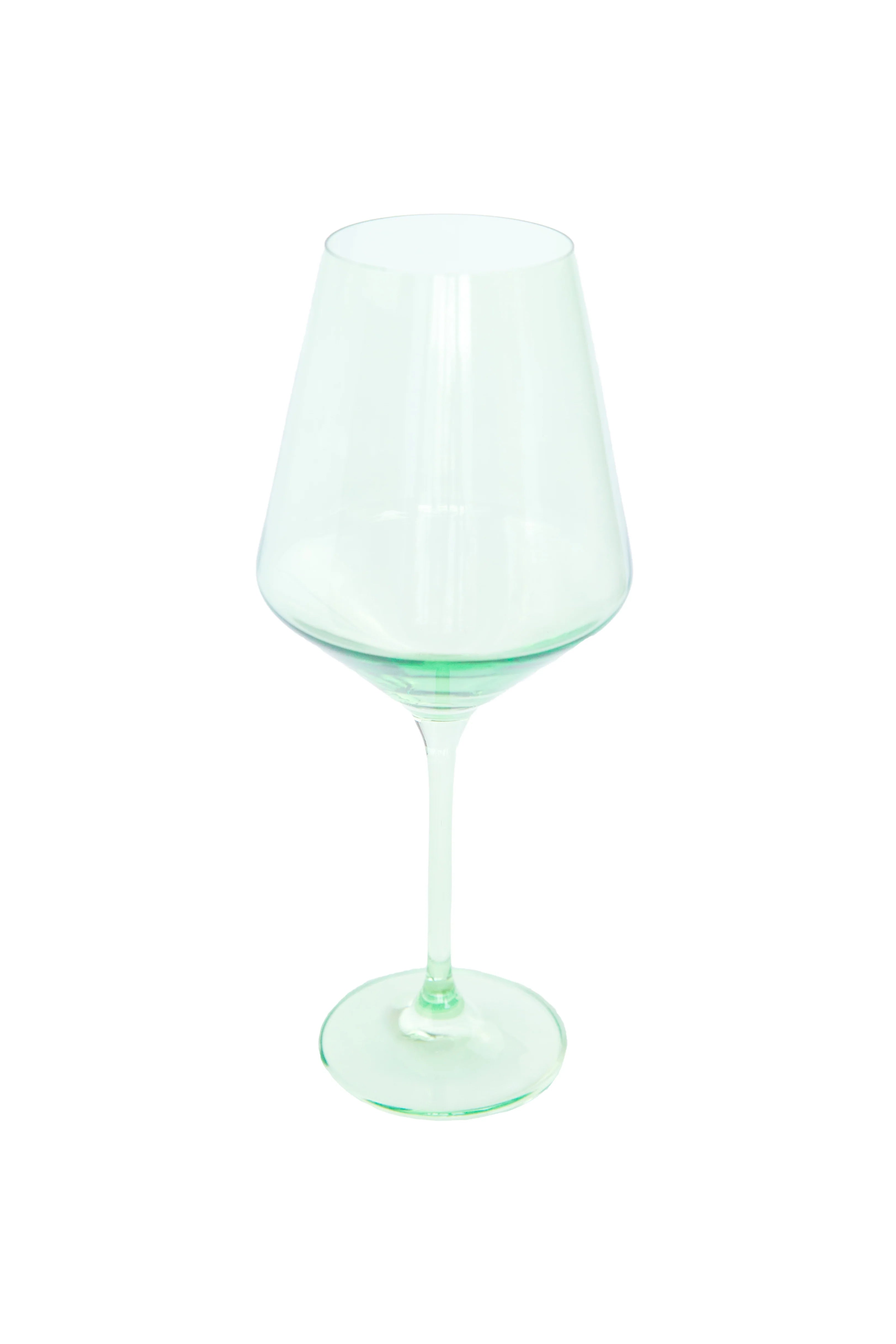 Estelle Wine Stemware - Single - Mint Green