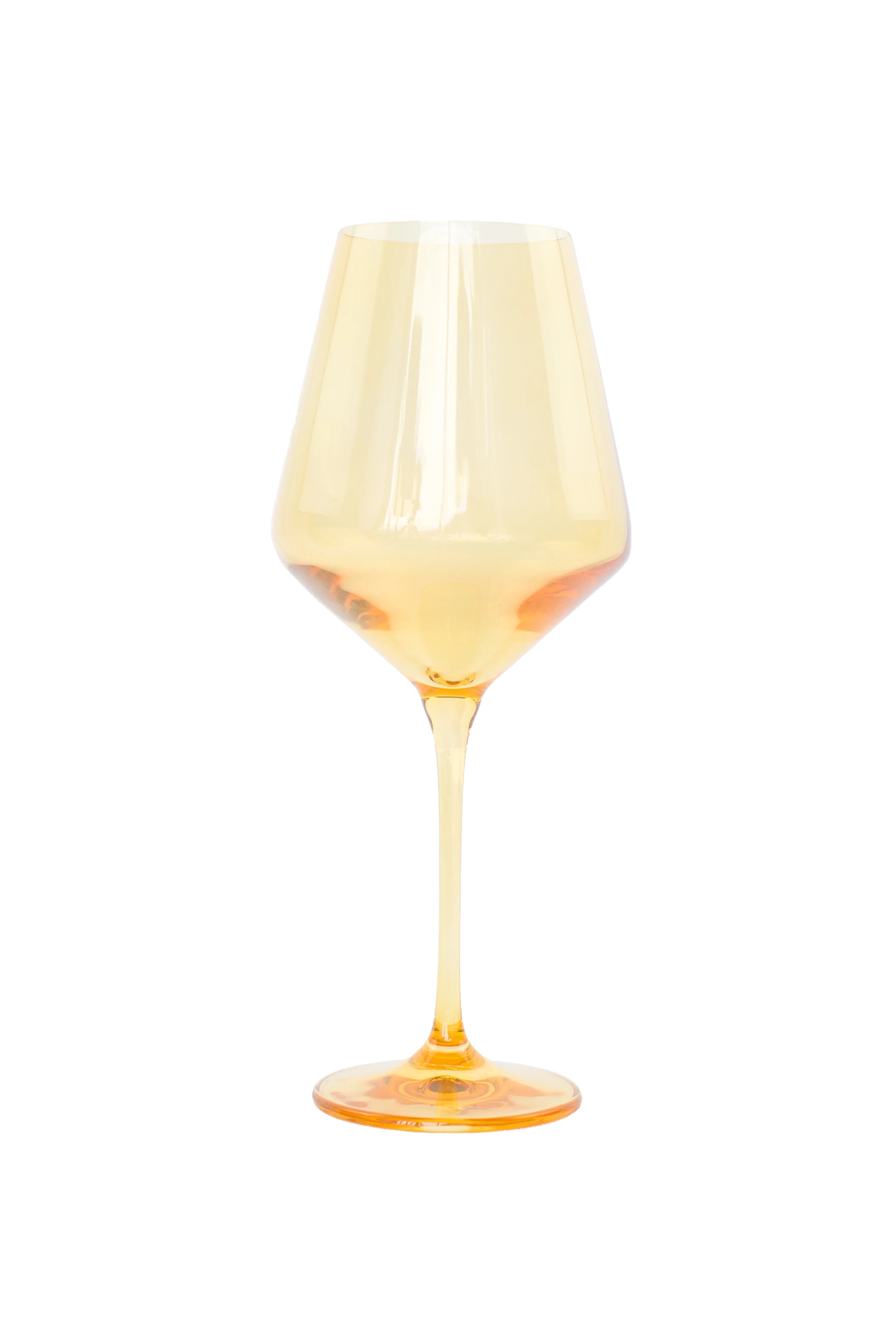 Estelle Wine Stemware - Single - Yellow