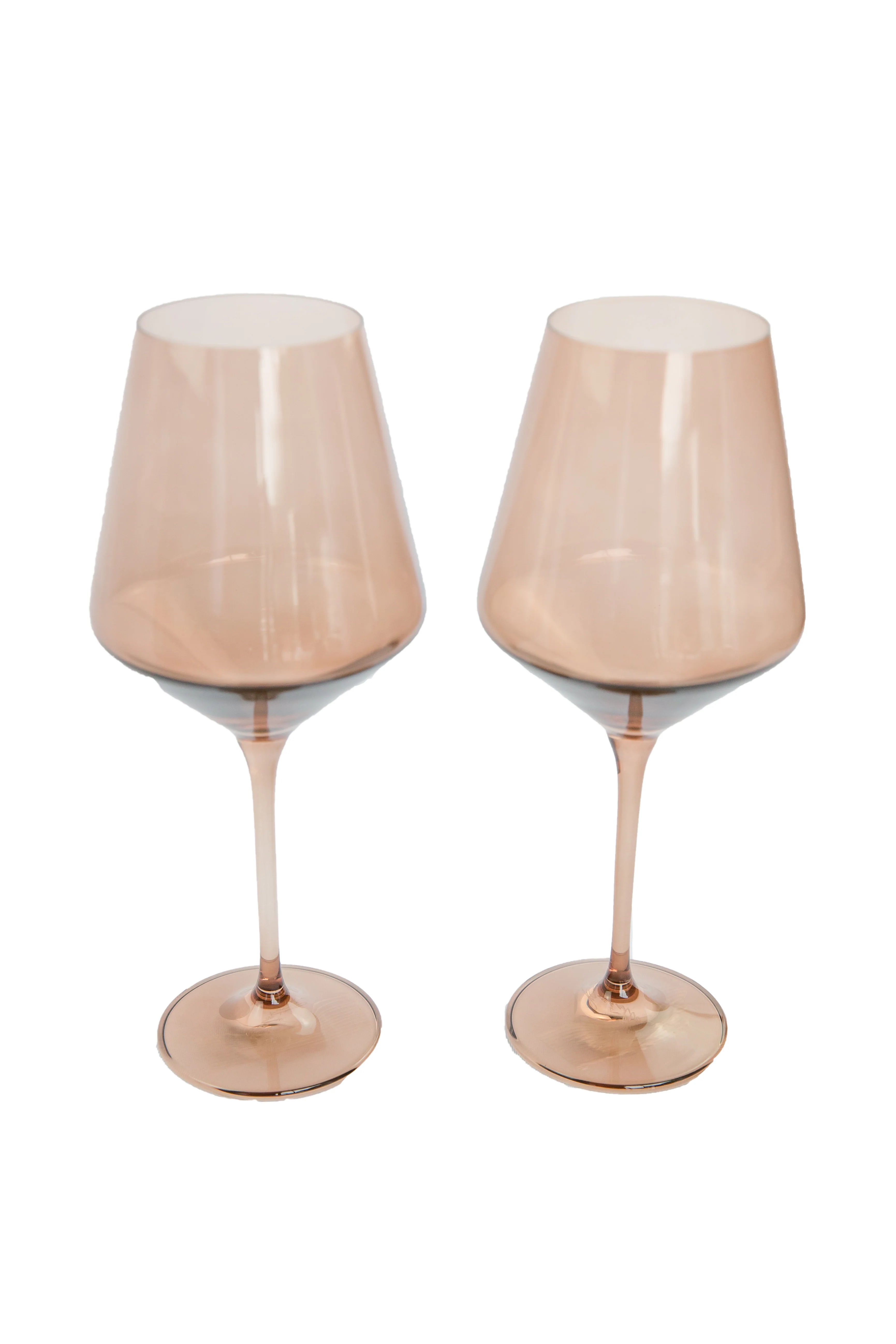 Estelle Wine Stemware - Bundle - Amber Smoke