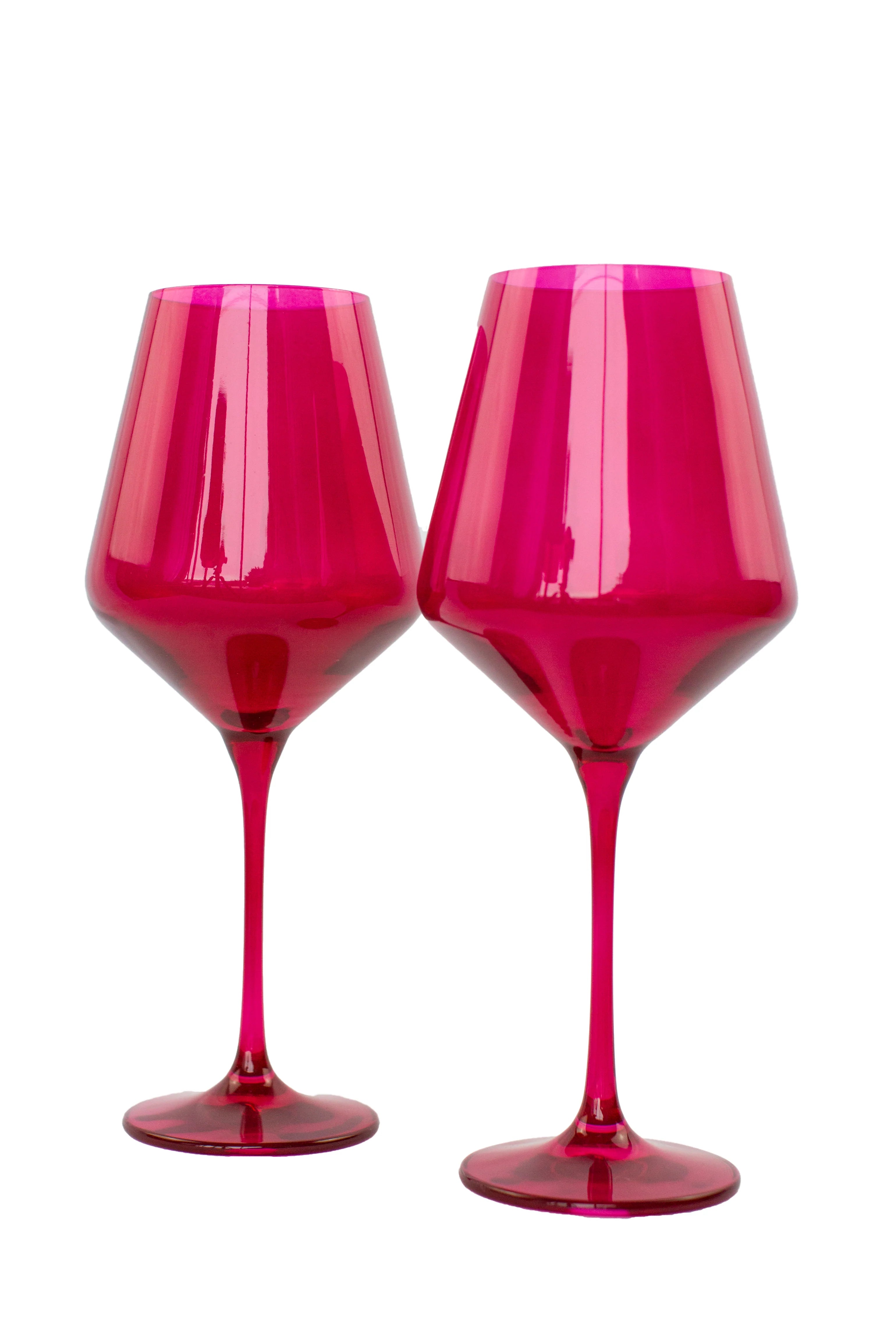 Estelle Wine Stemware - Bundle - Fuchsia