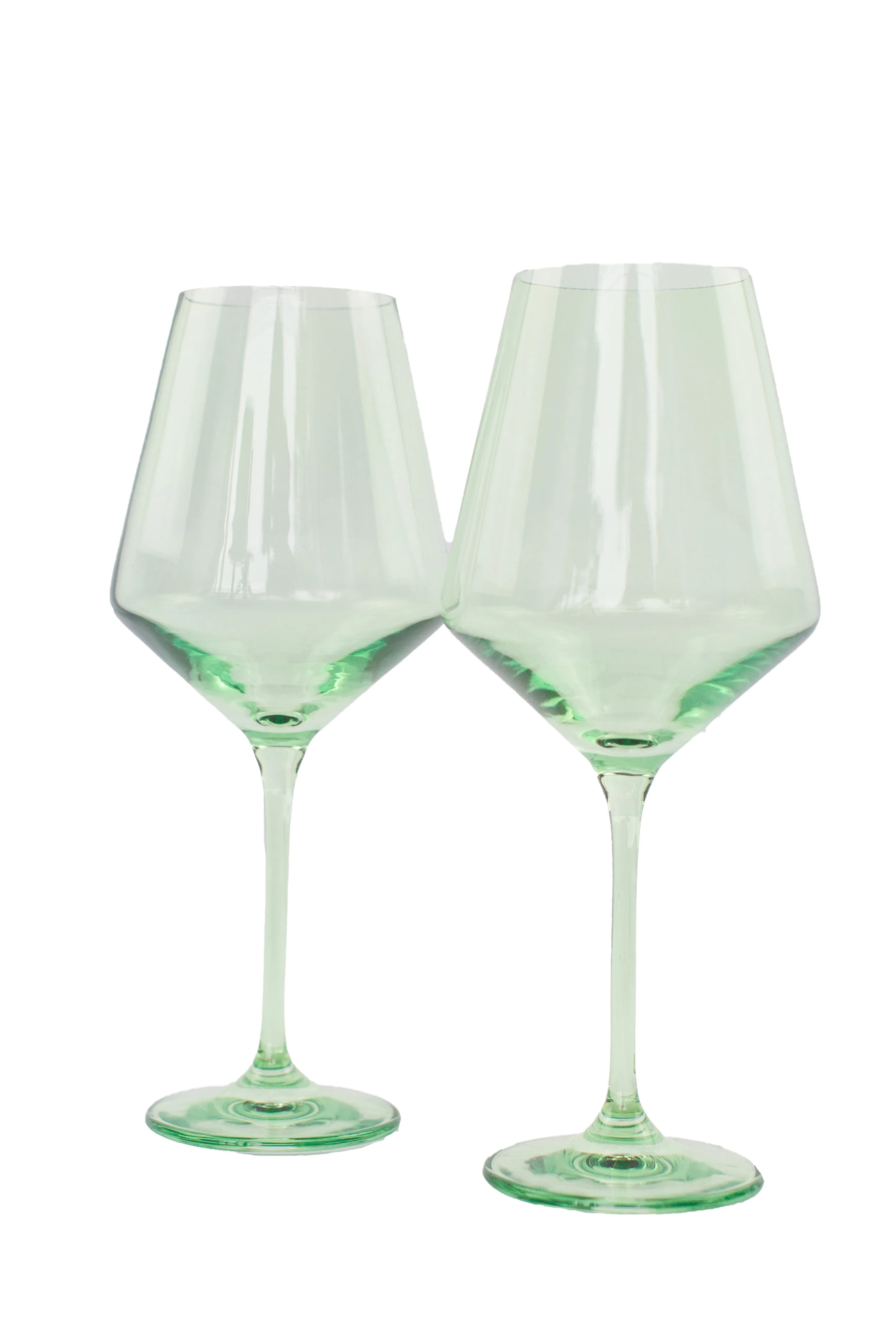 Estelle Wine Stemware - Bundle - Mint Green