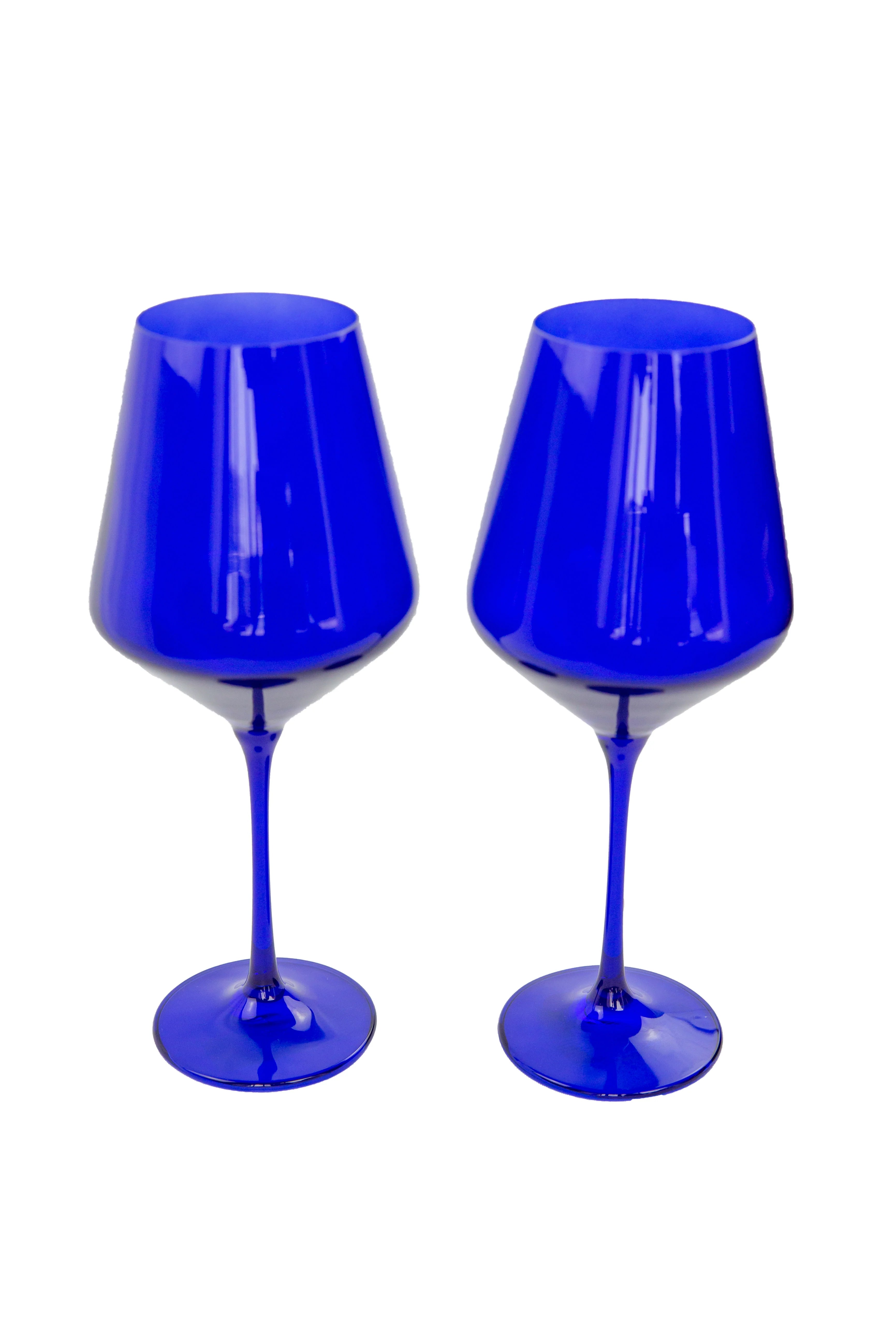Estelle Wine Stemware - Bundle - Royal Blue