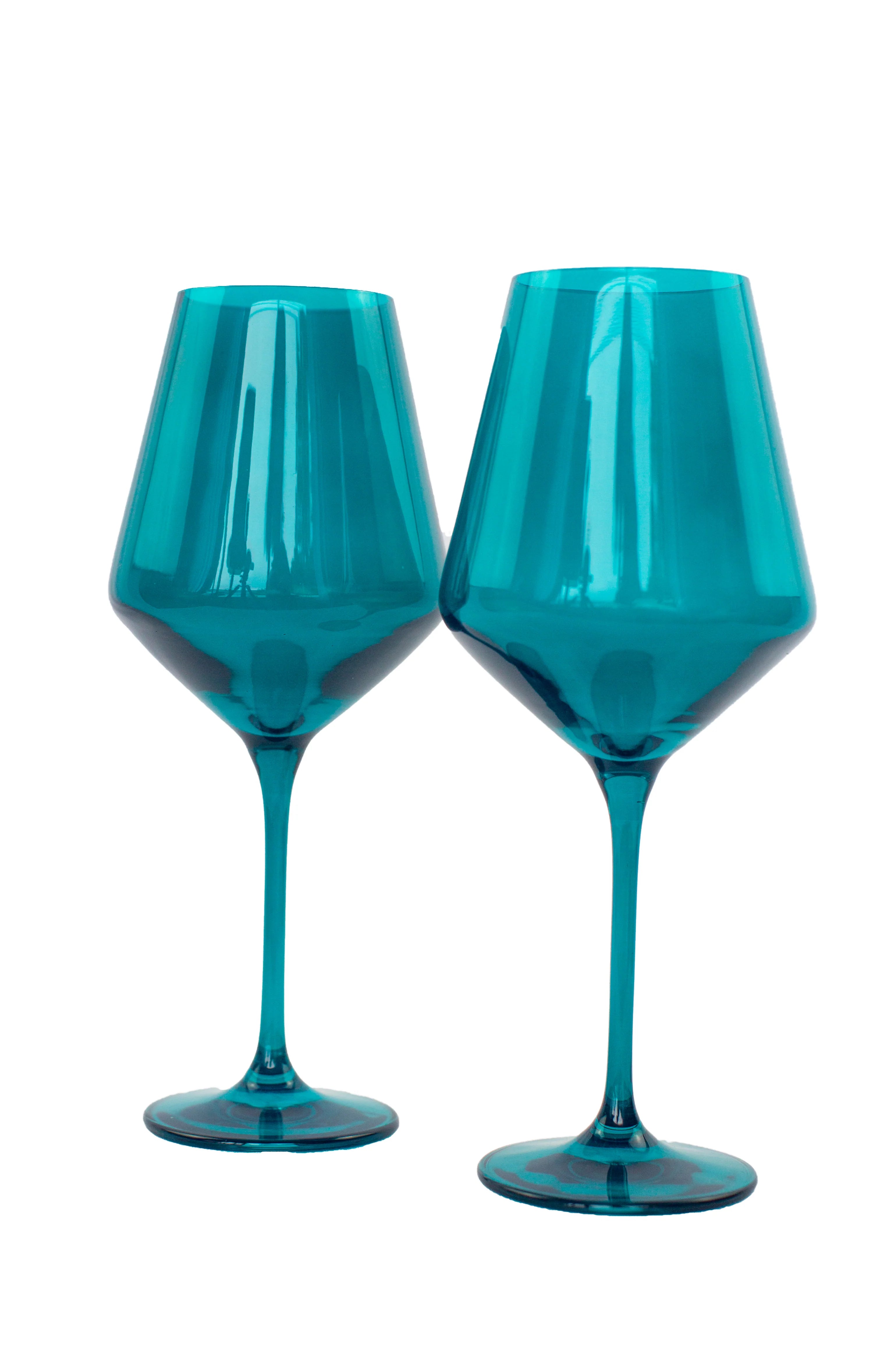 Estelle Wine Stemware - Bundle - Teal