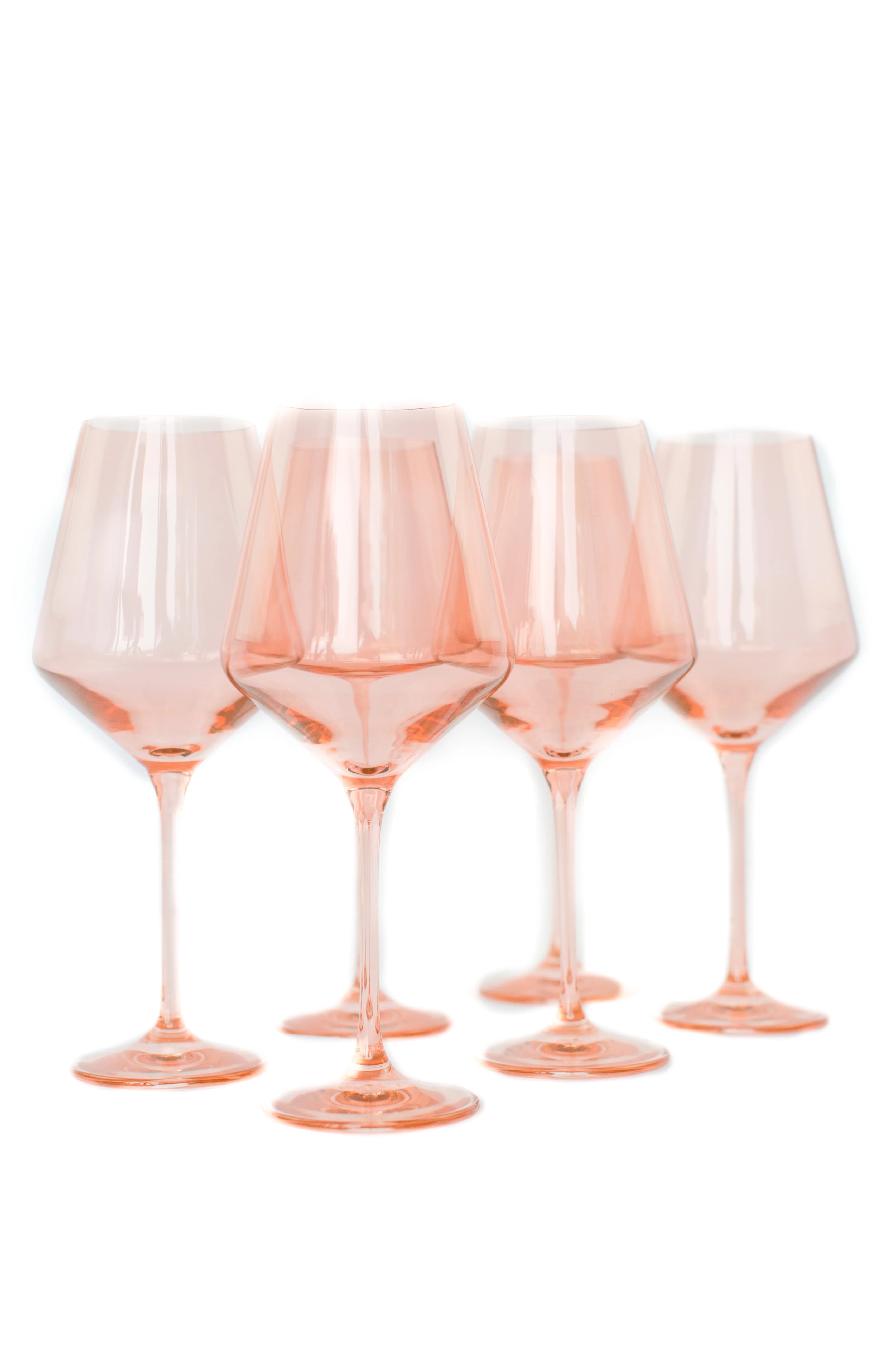 Estelle Wine Stemware - Bundle - Blush Pink