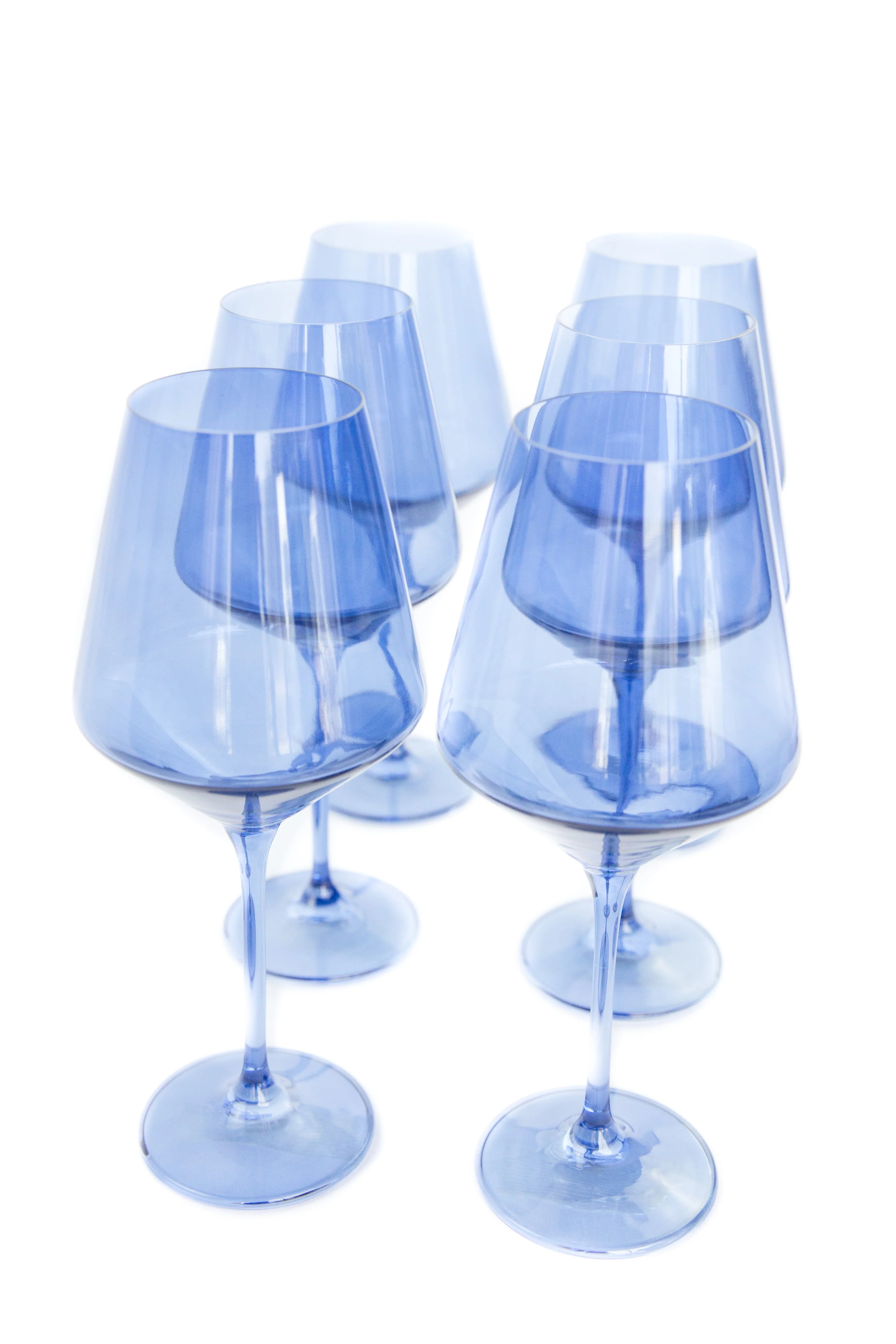 Estelle Wine Stemware - Bundle - Cobalt Blue