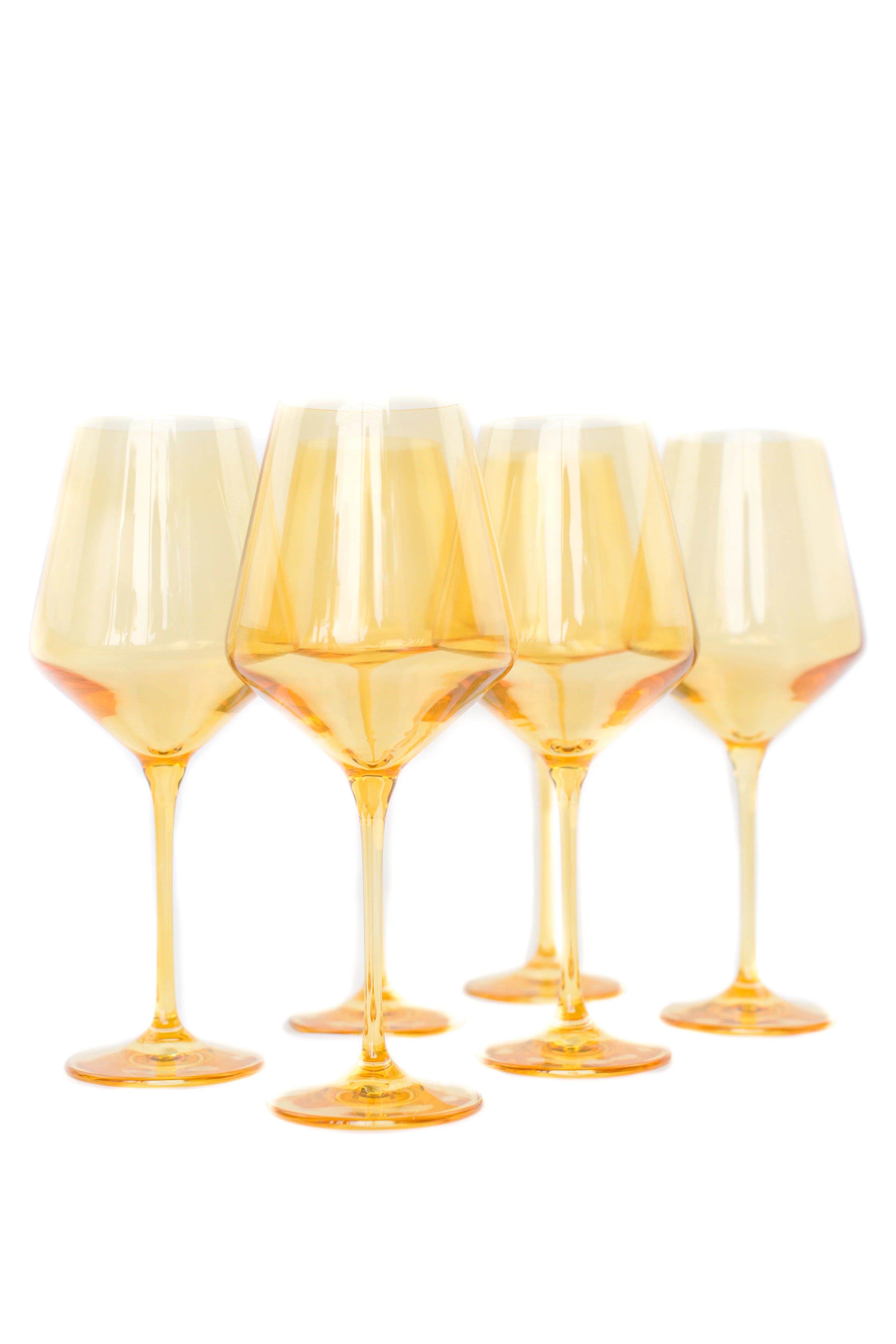 Estelle Wine Stemware - Bundle - Yellow
