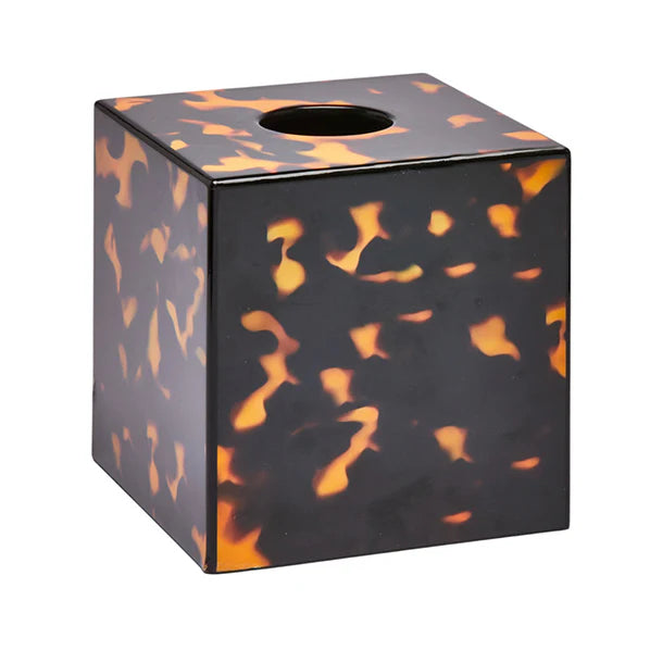 Tortoiseshell Square Tissue Box