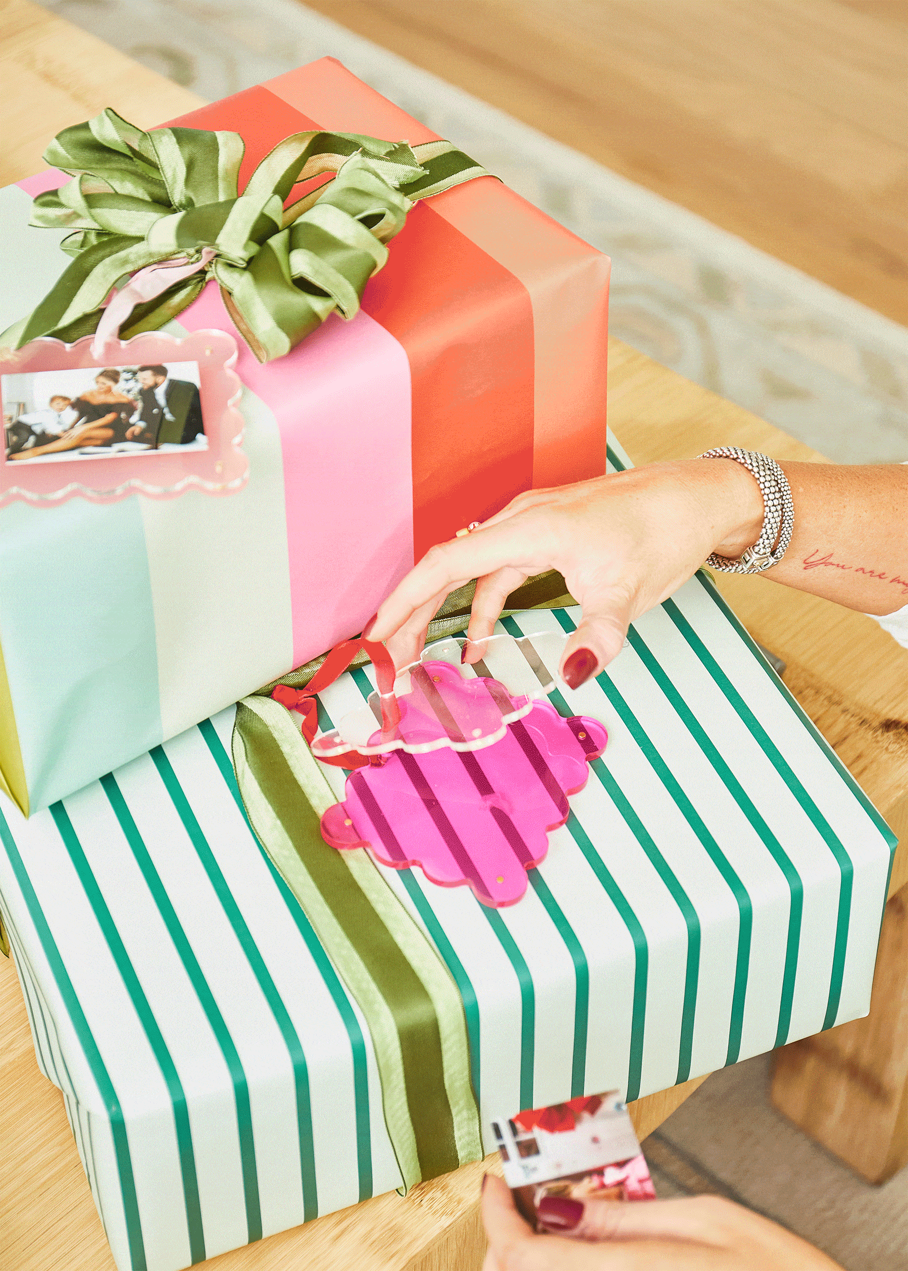 Light Pink Frame Ornament