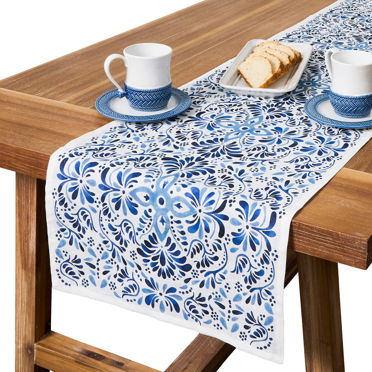 Iberian Table Runner - Indigo