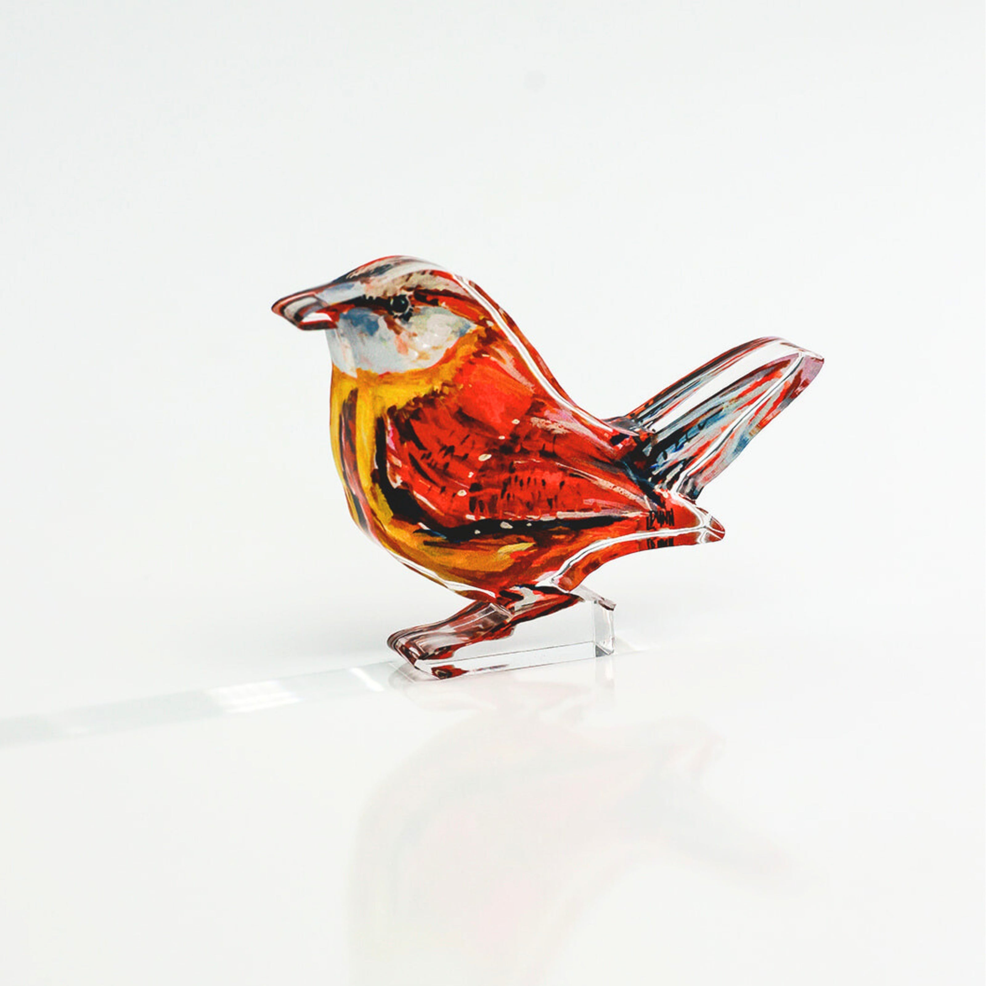 Wren Acrylic Block