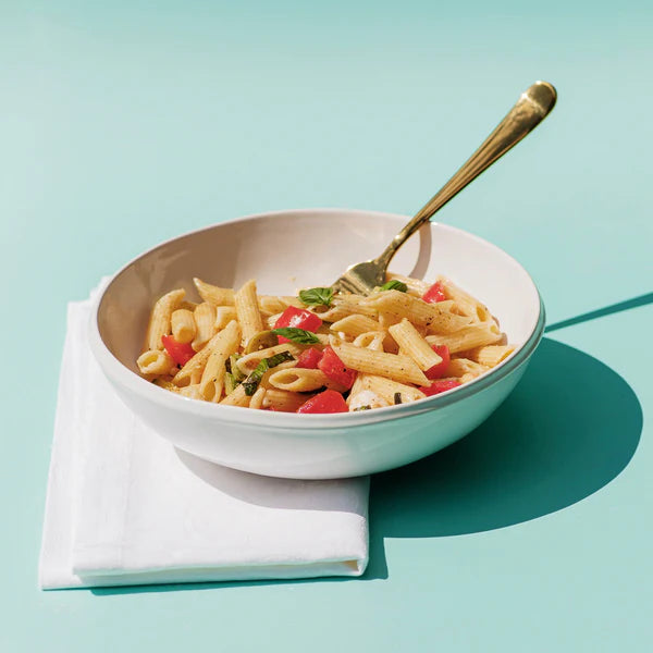 Aria White Pasta Bowl