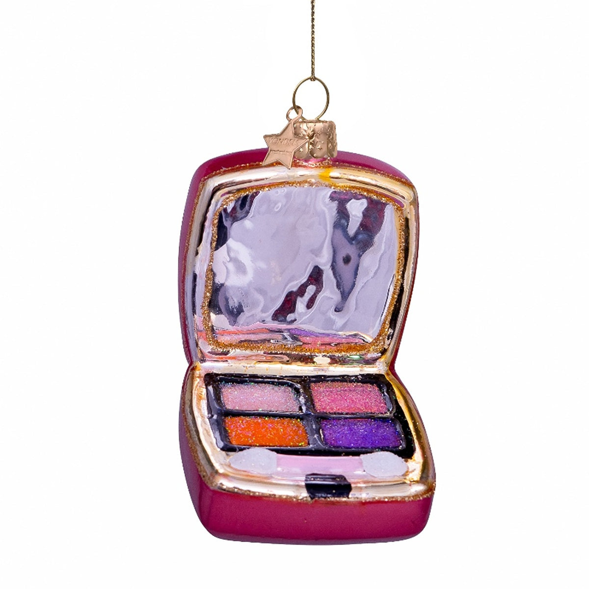 Orange/Pink Eyeshadow Palette Ornament