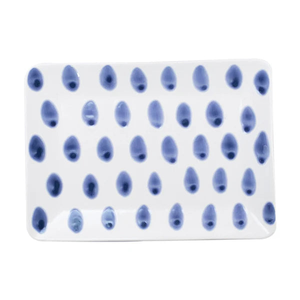 Santorini Dot Rectangular Platter