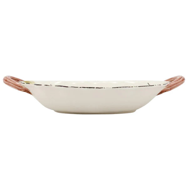 Wildlife Hunting Dog Handled Oval Bowl