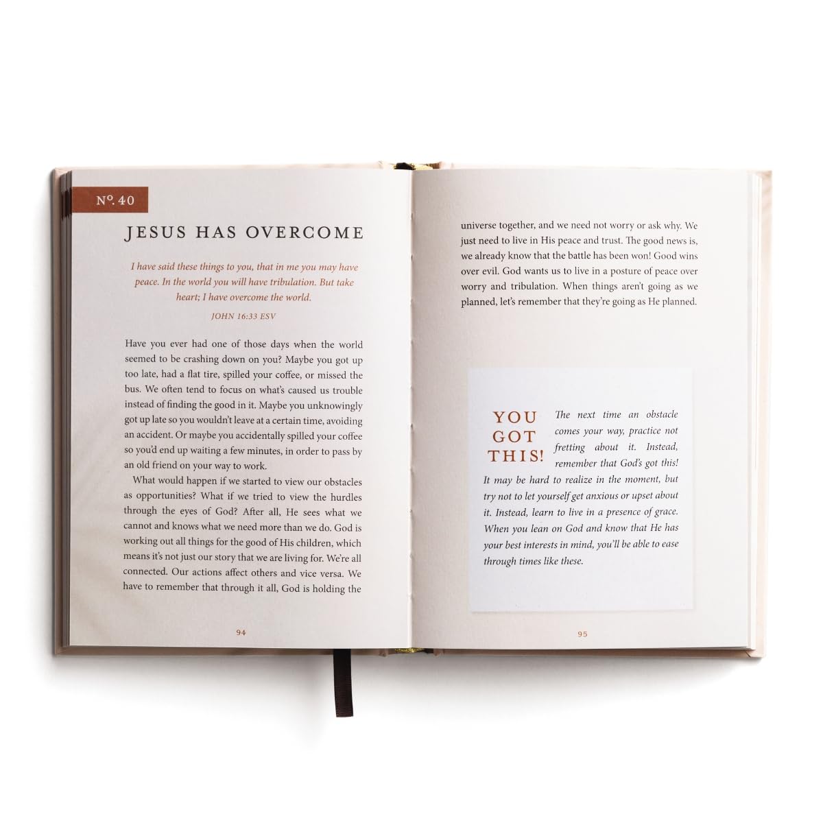 Open book with text on a white background