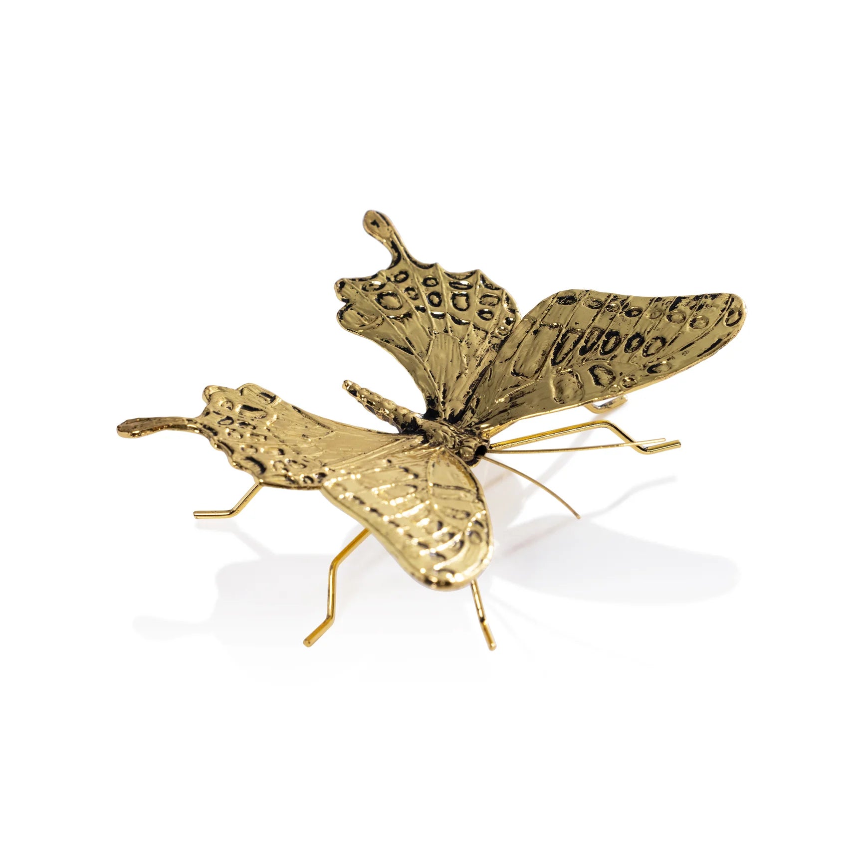 Decorative Antique Gold Butterfly - Large