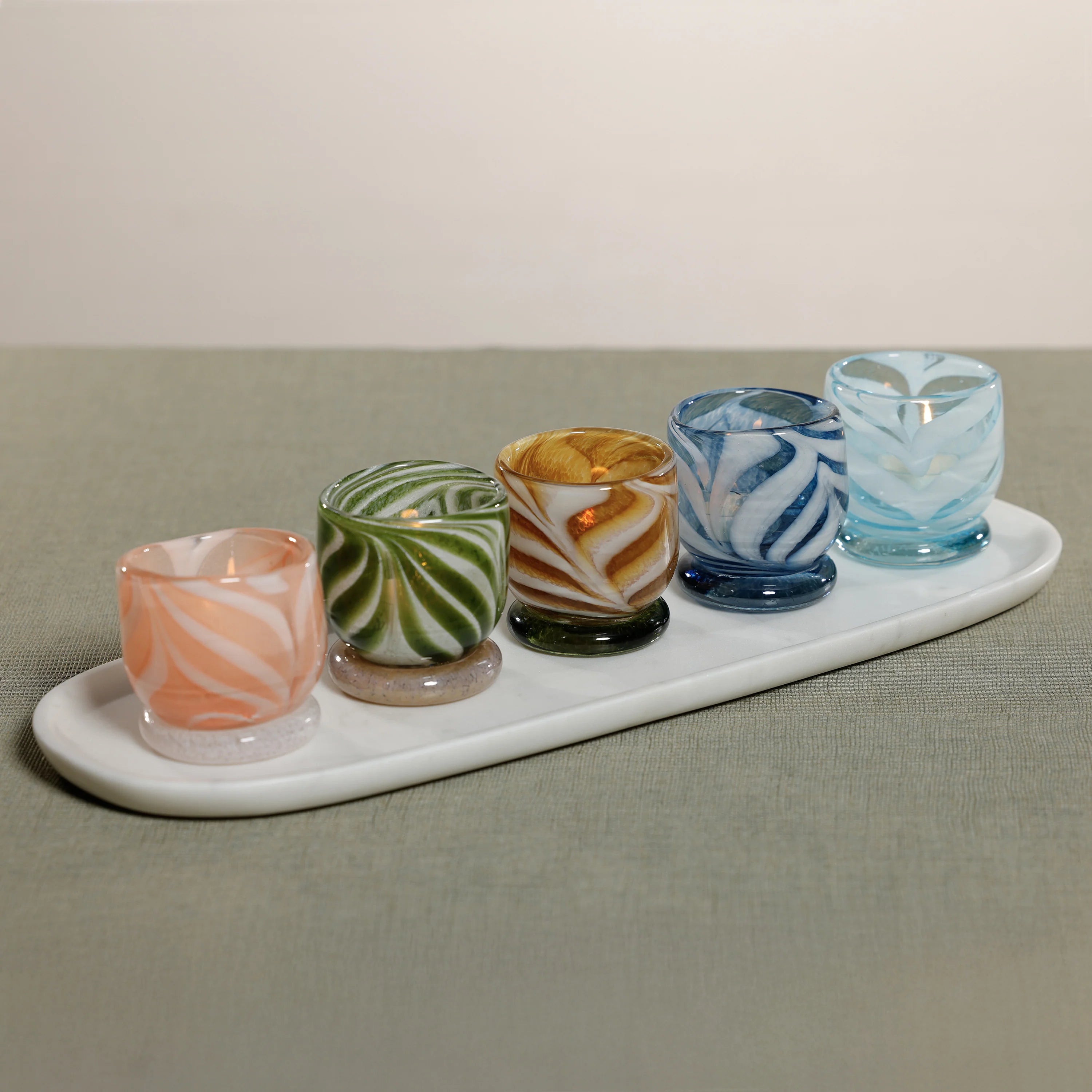 Venezia Colored Tealight/Votive Holder