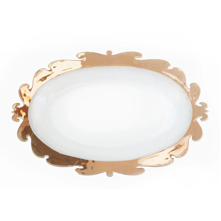 Rococo Oval Platter - Gold