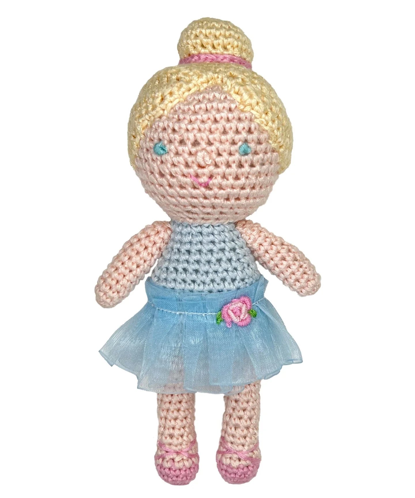 Blue Ballerina Rattle