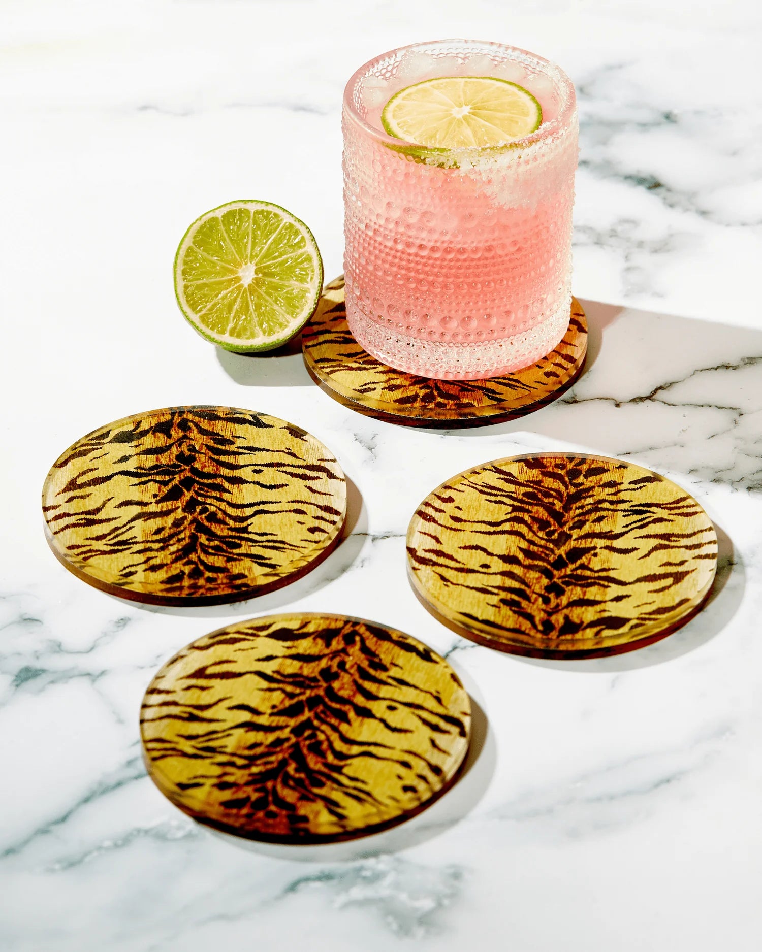 Bengal Print Coaster Boxed Set of 4