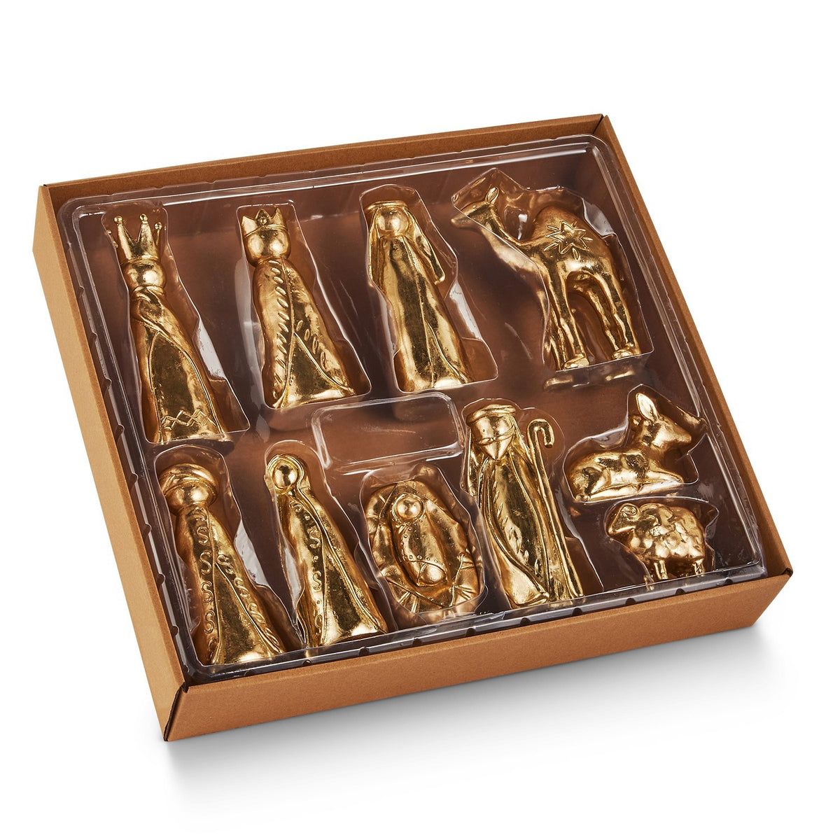 Gold Nativity Set