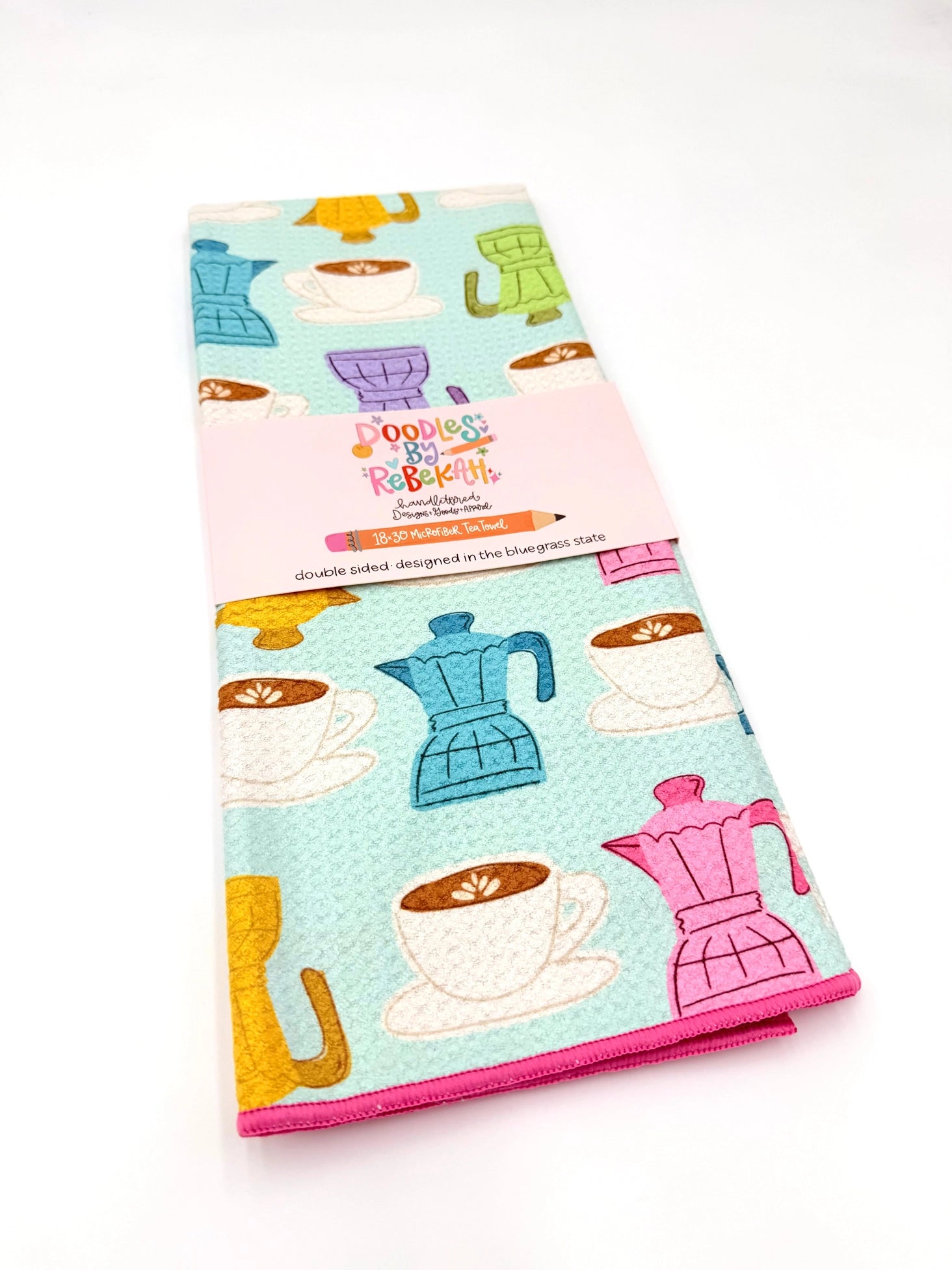 Coffee Microfiber Tea Towel