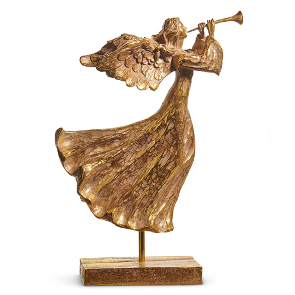 Gold Angel on Stand