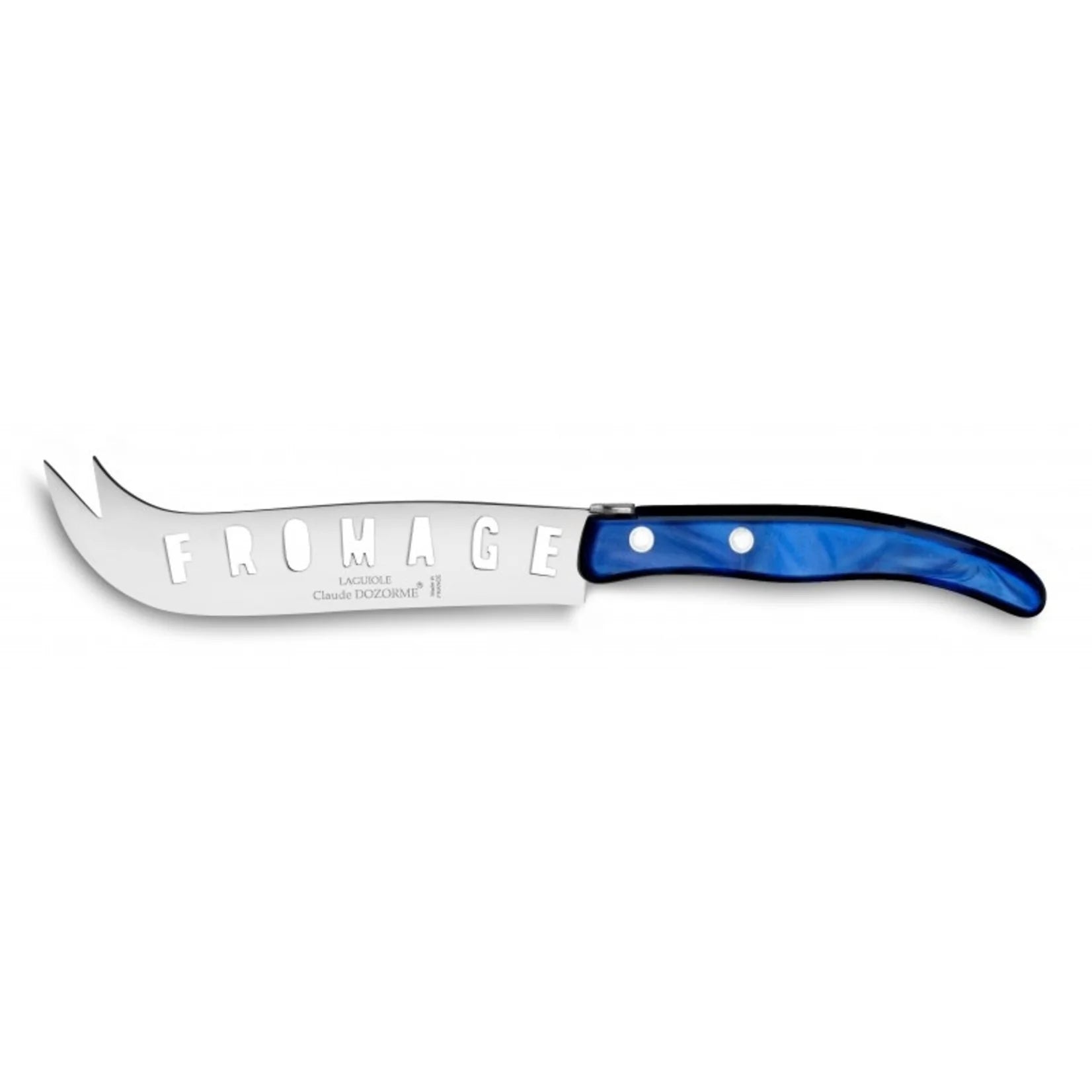 Laguiole Berlingot Fromage Cheese Knife Navy Blue Handle